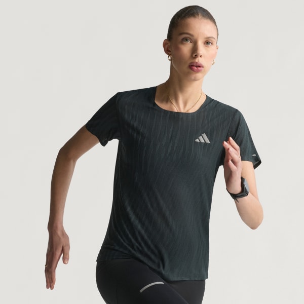 adidas Adi365 Running CLIMACOOL+ T-shirt - Black | Free Shipping