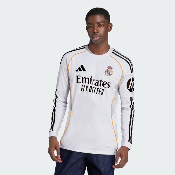 アディダス レアル・マドリード 25/26 長袖ホームユニフォーム