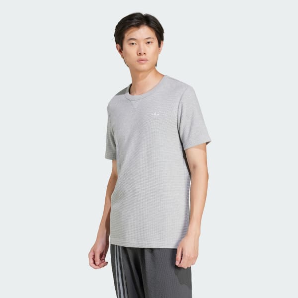 アディダス トレフォイル エッセンシャルズ ワッフル半袖Tシャツ