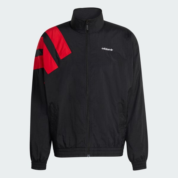 adidas ARCHIVE BLOCKED TRACK TOP - Black | Free Shipping with adiClub