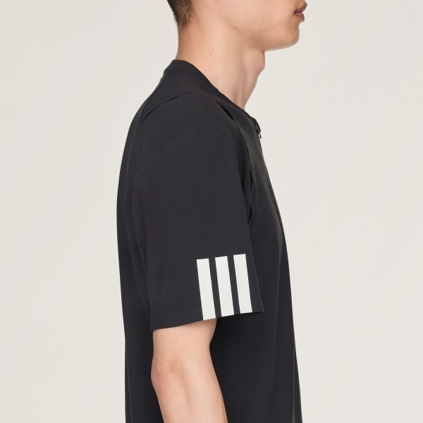 adidas Y-3 Tennis Pro FreeLift Zip Tee - Black | Free Shipping