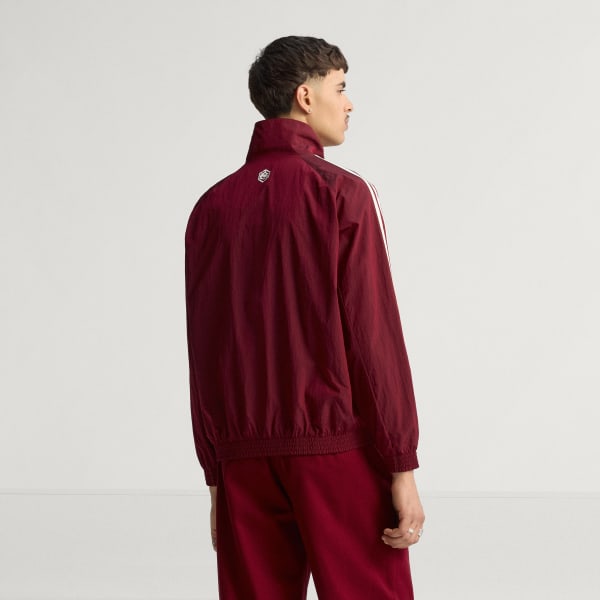 adidas Arsenal Terrace Icons Half-Zip Jacket - Burgundy | Free