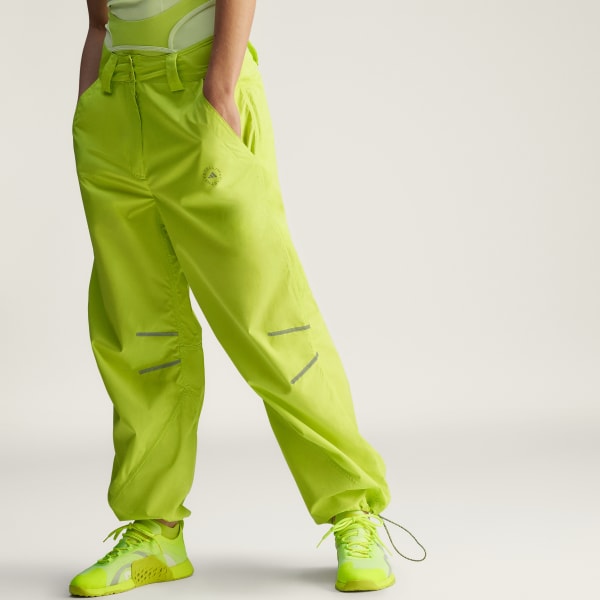 adidas by Stella McCartney ウーブン トラックパンツ - グリーン