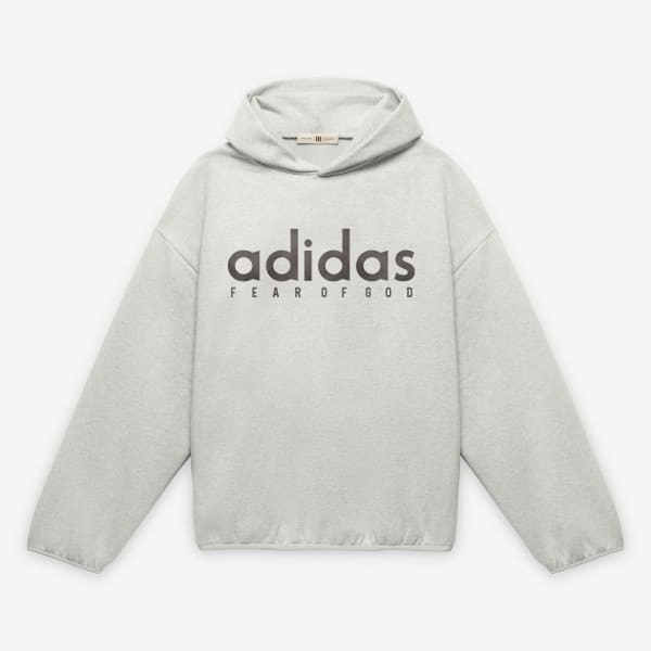 BLUSA CAPUZ FLEECE ALGODÃO FEAR OF GOD ATHLETICS - Cinza adidas