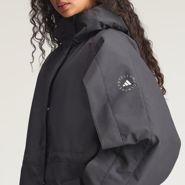 adidas by Stella McCartney Heavyweight Parka - Black | Free