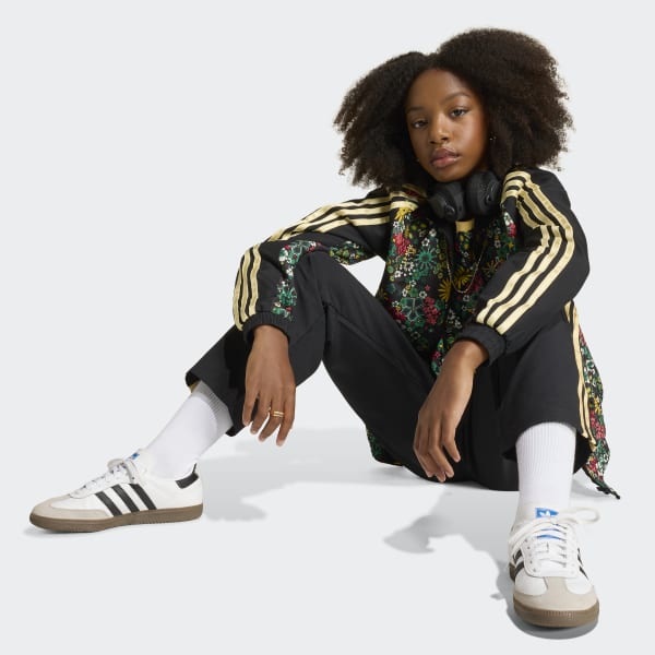 adidas Originals x Liberty London TRACK TOP - Black | Free