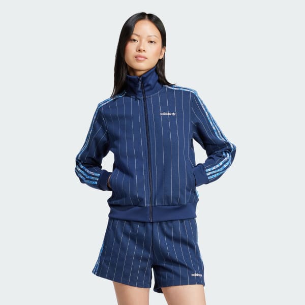 adidas Originals x Liberty London Tonal Blocked Track Top - Blue