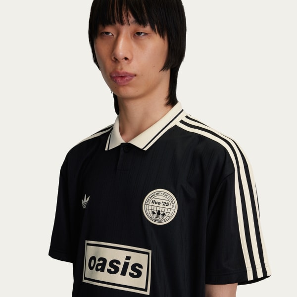 adidas Originals × Oasis ツアー ジャカード ジャージ - ブラック