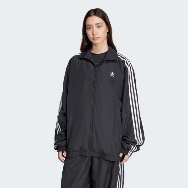 adidas Adilenium Season 3 Oversized Track Top - Black | Free