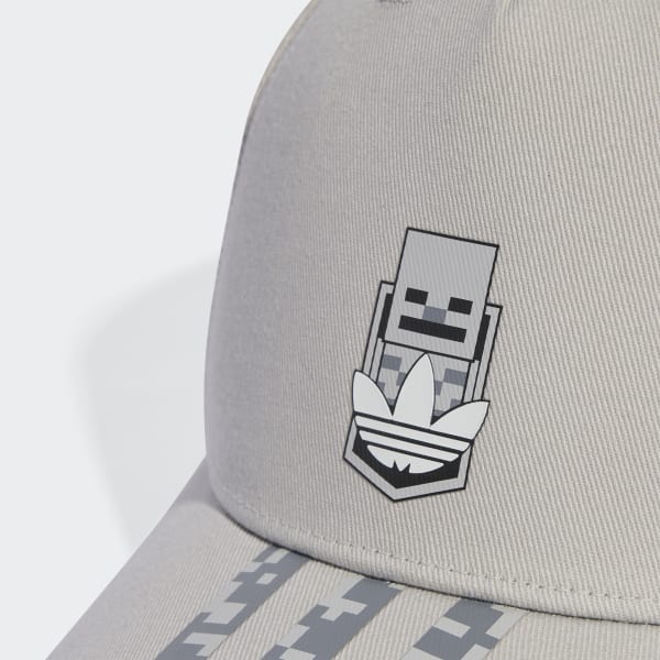adidas Originals x Minecraft Cap Kids - Grey | Free Shipping with