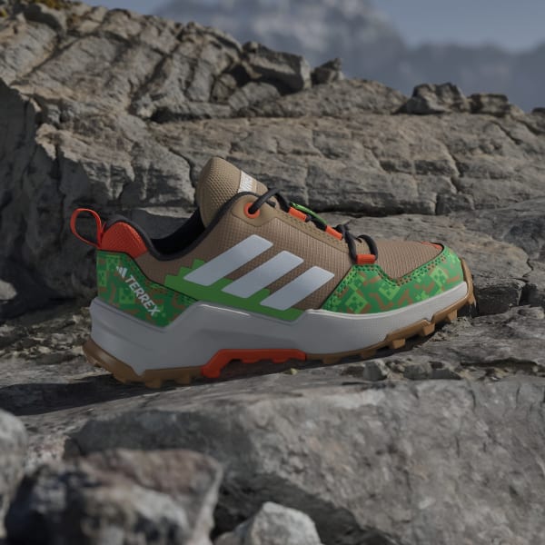 adidas Minecraft Terrex AX4R Hiking Shoes - Brown | Free Shipping