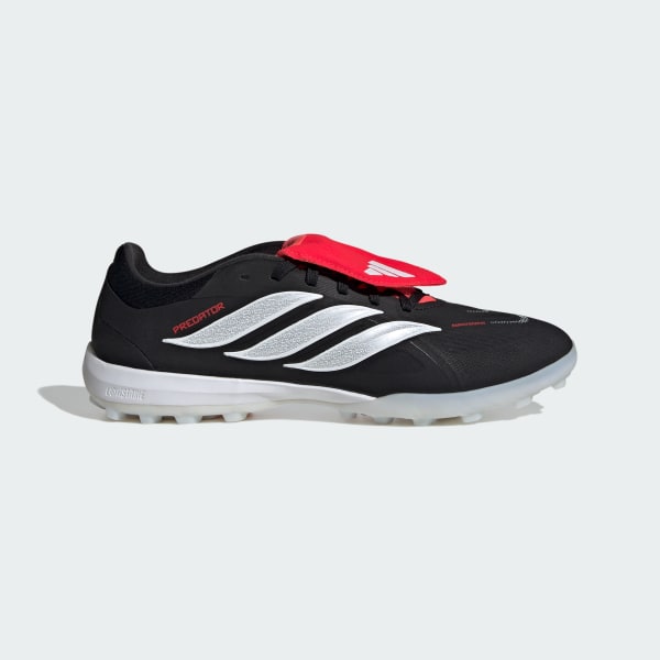 adidas PREDATOR PRO Fold-Over Tongue Turf Soccer Shoes - Black