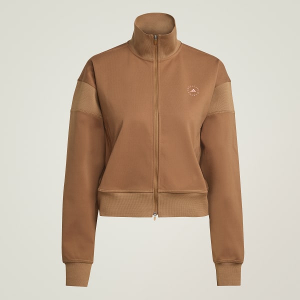 adidas by Stella McCartney Knitted Track Top - Brown | Free