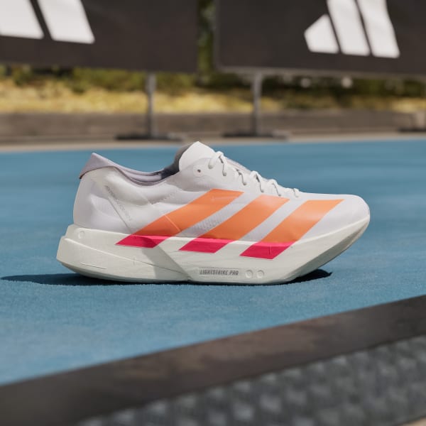 adidas Adizero Adios Pro 4 Sneakers - White | Free Shipping with
