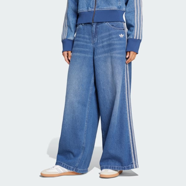 adidas Adicolor Denim Adilenium Pant - Blue | Free Shipping with