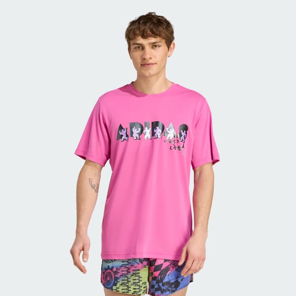 adidas x Jeremy Scott Tee - Pink | Free Shipping with adiClub