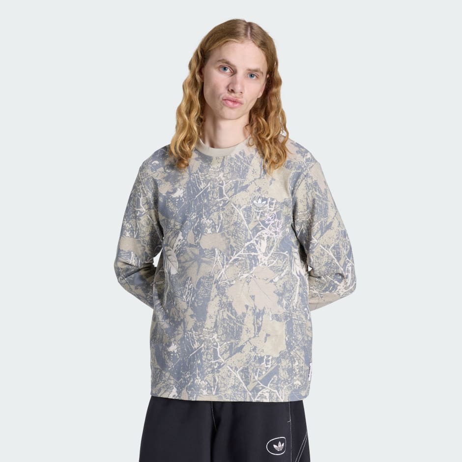 Clothing - ORIGINALS WAFFLE WORKWEAR LONG SLEEVE Shirt - Beige