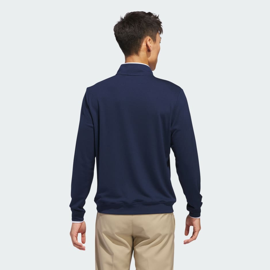 Clothing - Lightweight Half-Zip Top - Blue | adidas South Africa