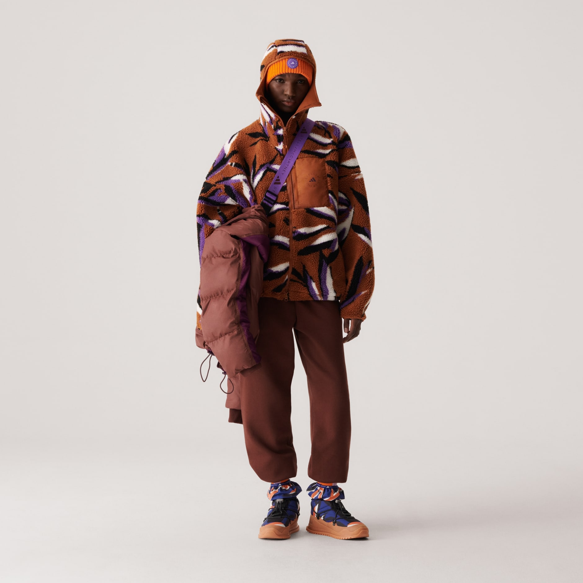 CLOTHING - adidas by Stella McCartney Sweatpant - Brown | adidas Oman