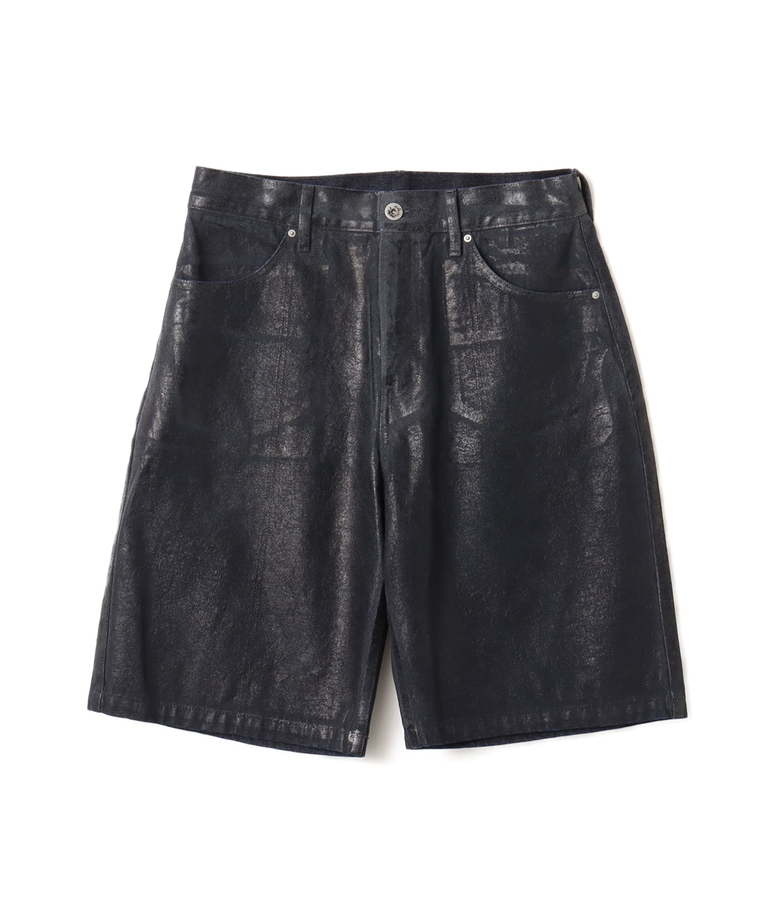 atmos Foil Print Denim Shorts BLUE（アトモス フォイル プリント