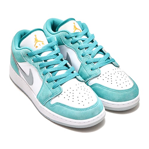 JORDAN BRAND AIR JORDAN 1 LOW SE NEW EMERALD/TAXI-WHITE-LT STEEL