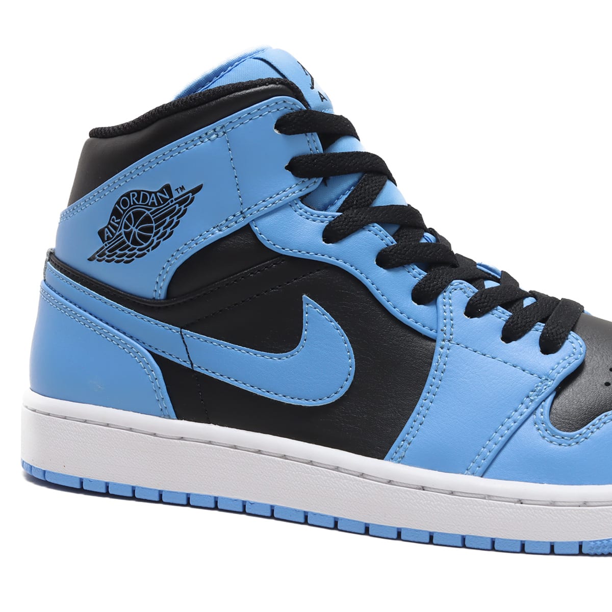 JORDAN BRAND AIR JORDAN 1 MID UNIVERSITY BLUE/BLACK-WHITE 23FA-I