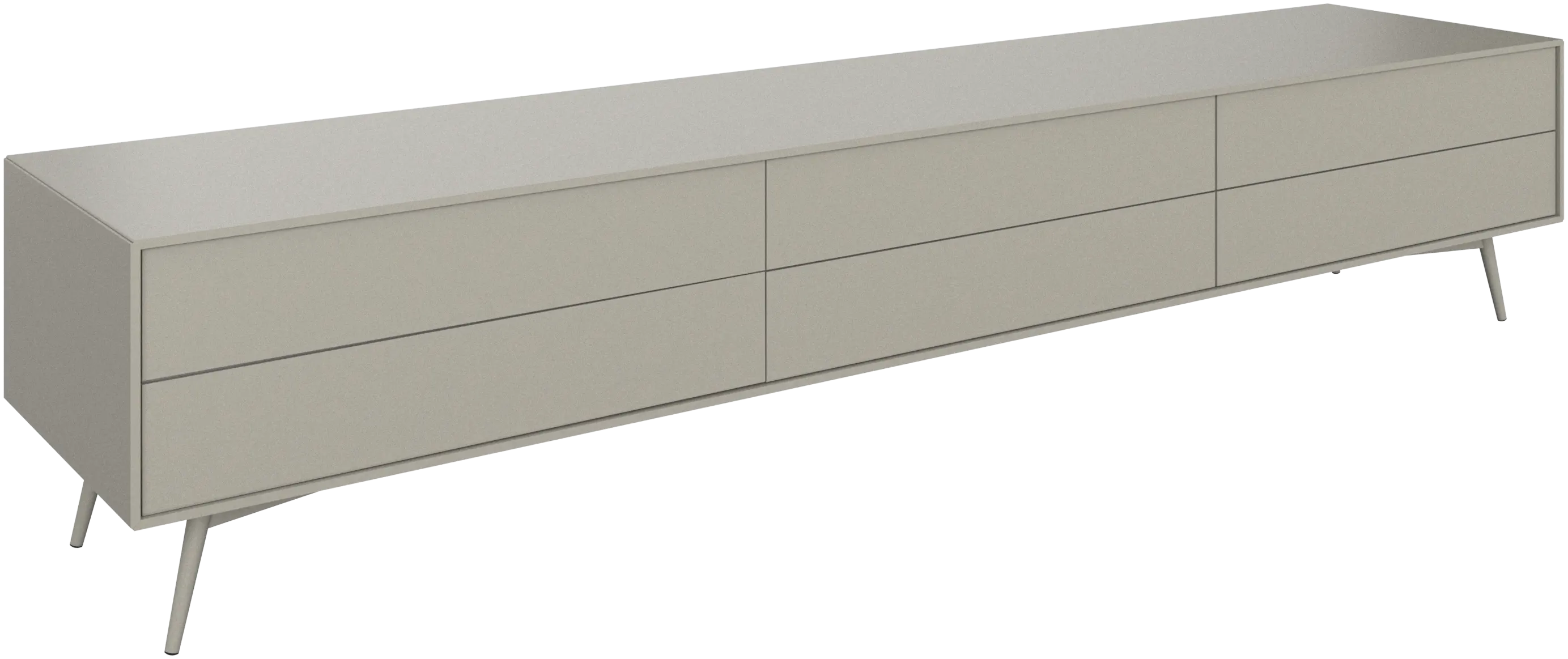 Fermo TV/Hi-Fi ユニット、ドロップダウン式ドア ＆ ドロワー付き