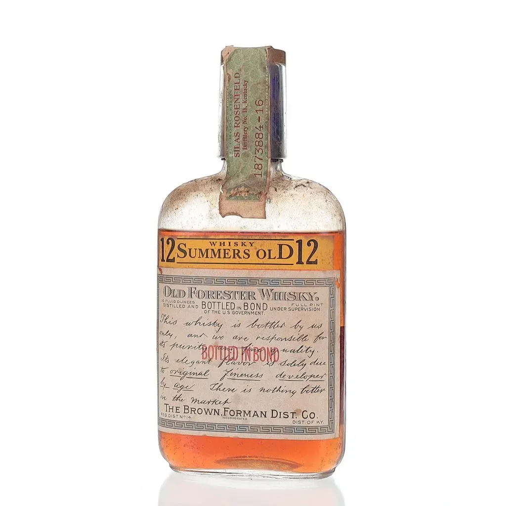 BAXUS - Old Forester 1917 12 Year Old Bottled In Bond