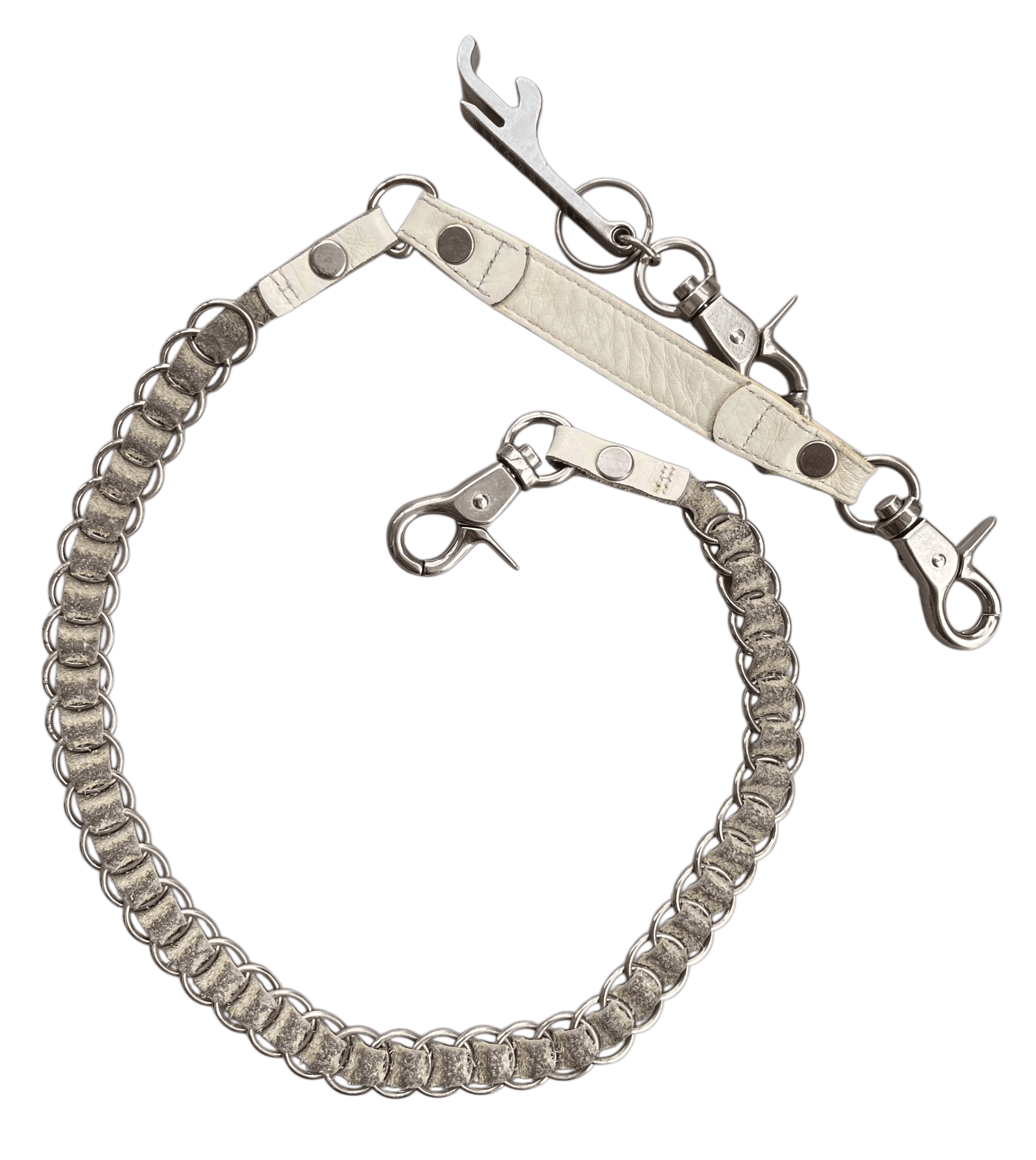 Hysteric Glamour Leather Wallet Chain & Bottle Opener