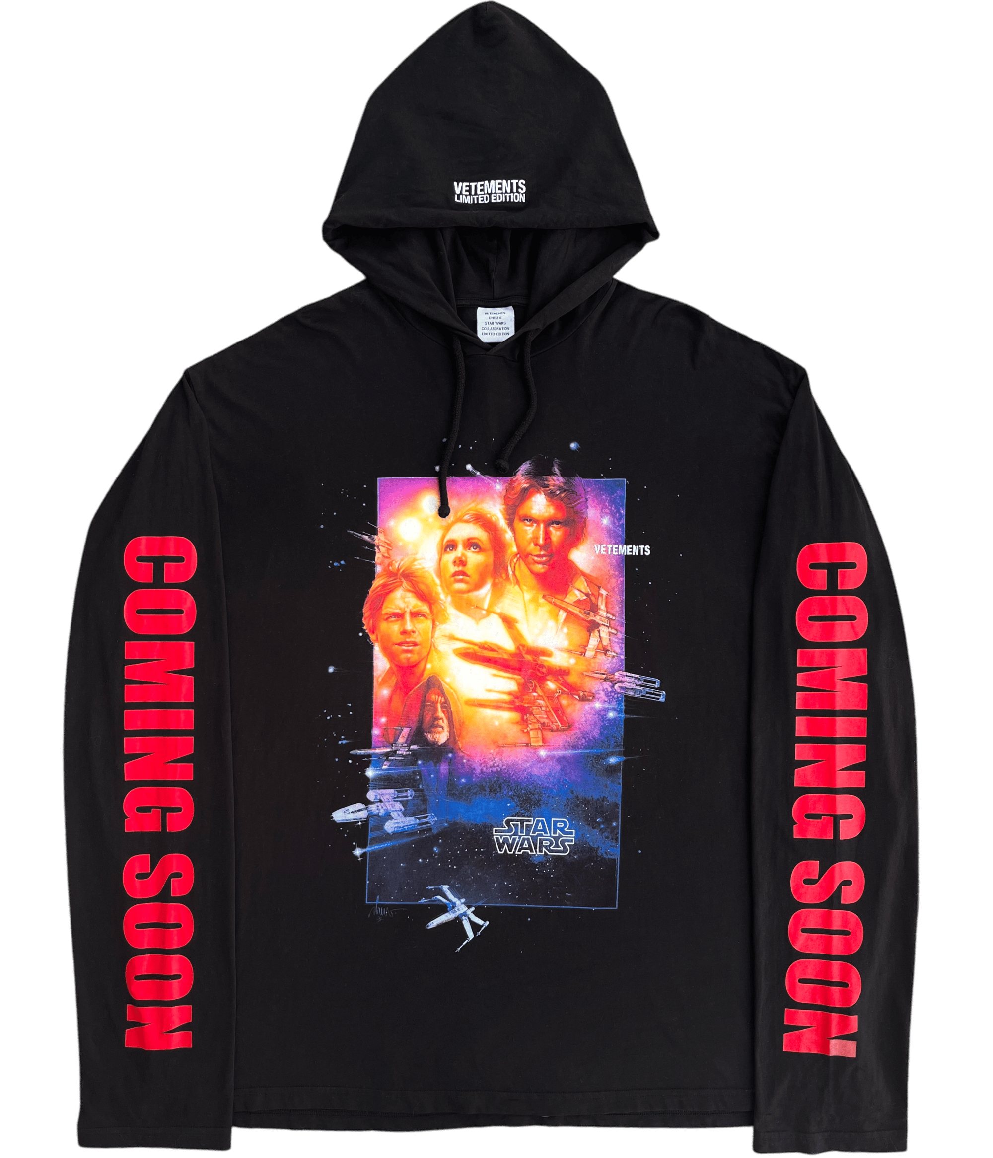 19 Vetements x Star Wars Hooded Longsleeve - L | neverlandsupply