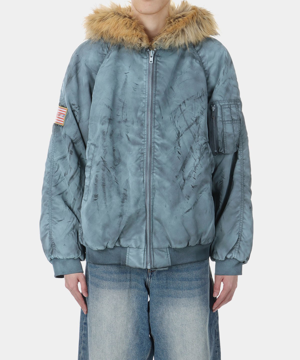 FUCKING AWESOME_SAVIE HOODED BOMBER JACKET | SILO