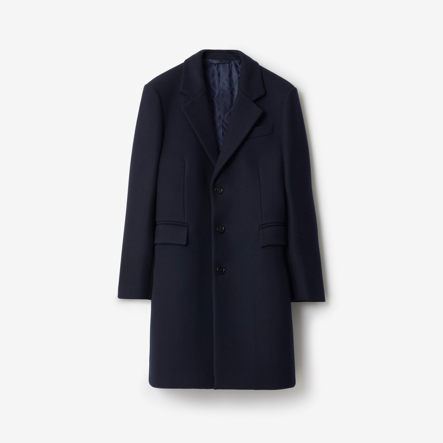ウール テーラードコート (ネイビー) - メンズ, ウール | Burberry