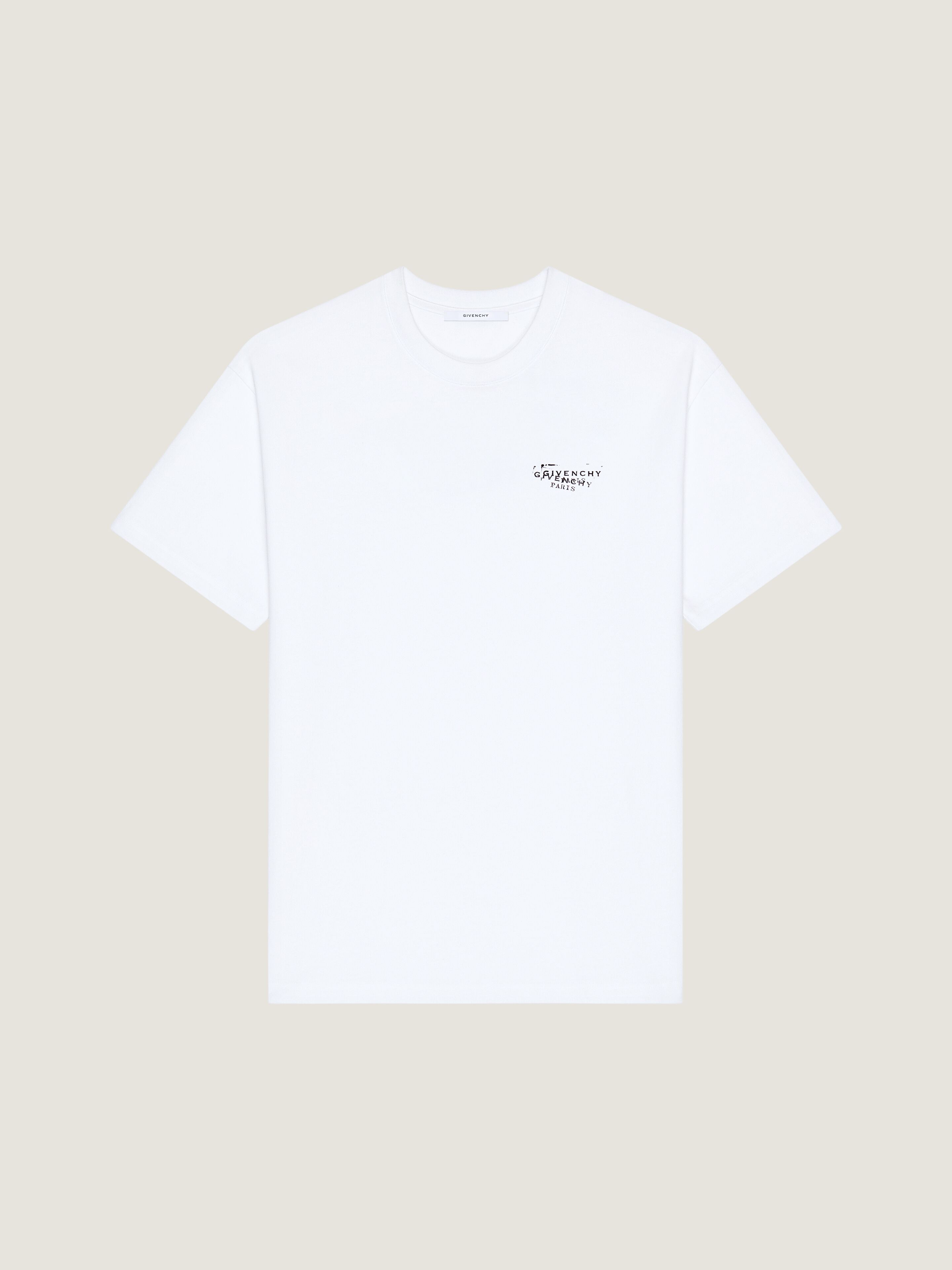 GIVENCHYスタンプ Tシャツ - ホワイト BM71NK3YSA-100 - ハイブランド
