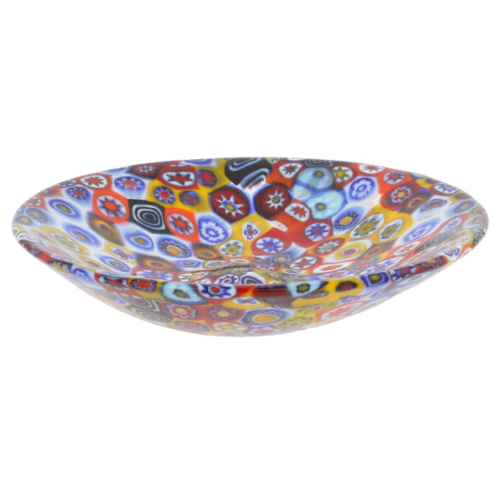 MURANO GLASS ミルフィオリ プレート 皿 MURANO ムラノ ミルフィオリ