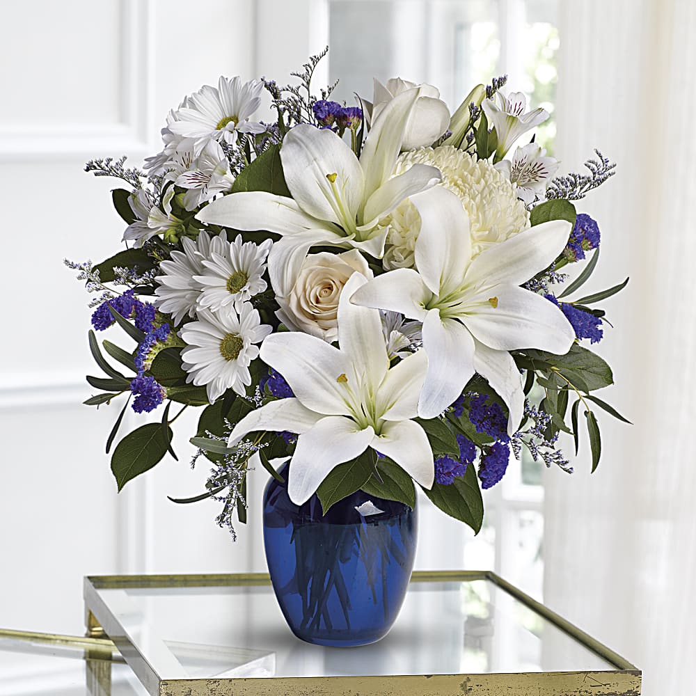 Beautiful in Blue in Brecksville OH - Brecksville Florist & Gifts