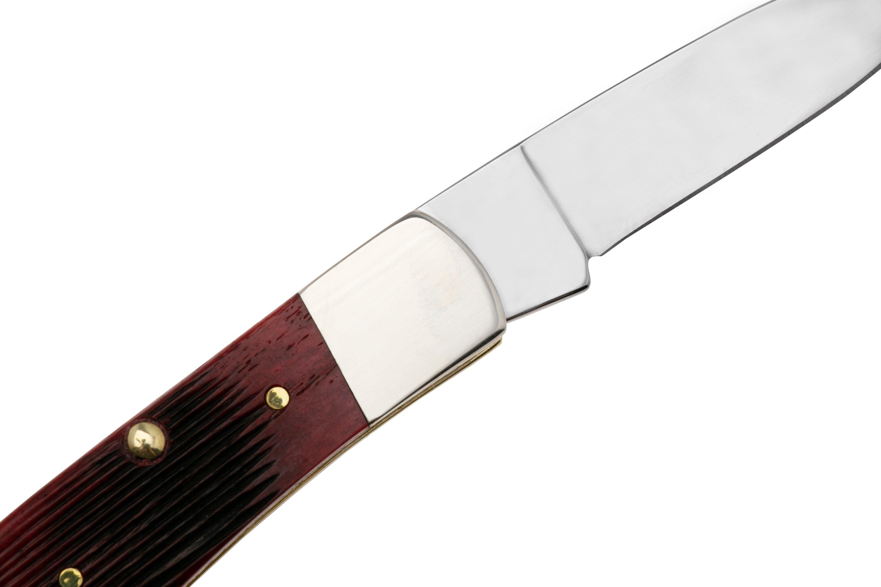Case Lockback 12211 Old Red Bone Barnboard Jig, pocket knife