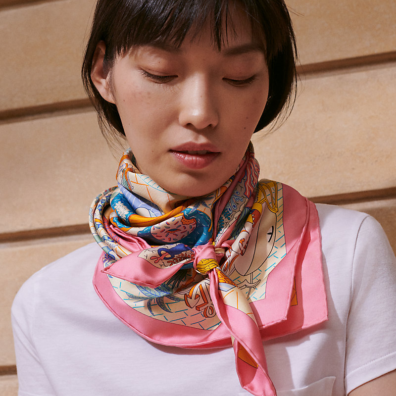 カレ 90 ダブルフェイス 《スプラッシュパーク》 | Hermès - エルメス
