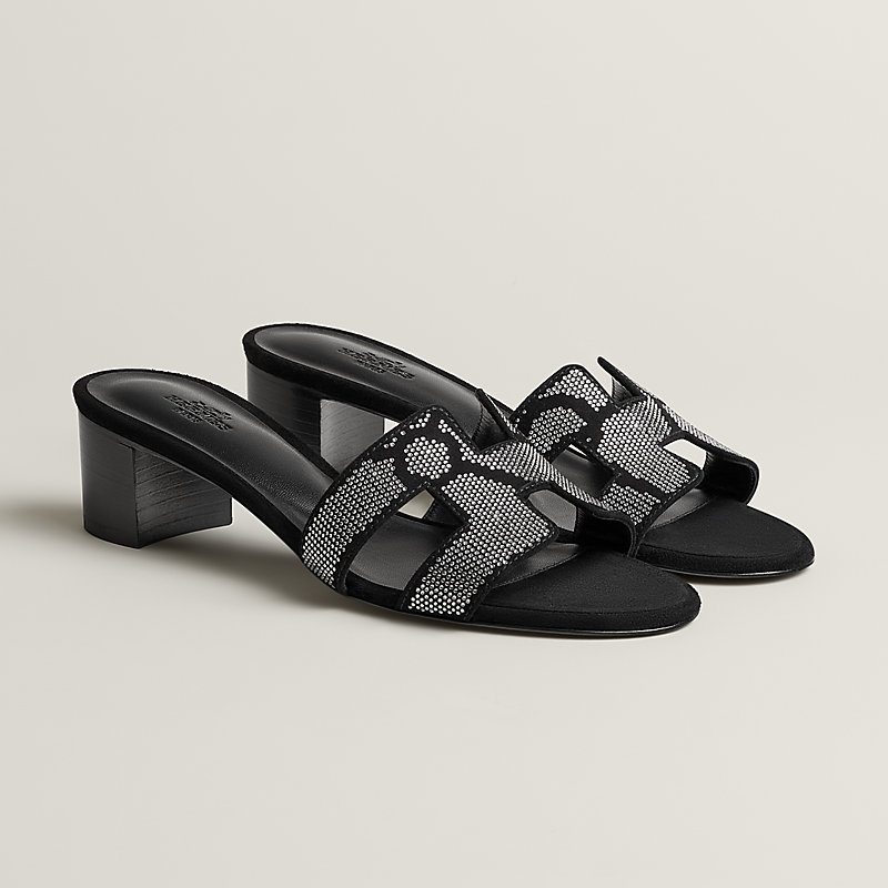 サンダル 《オアジス》 - ブラック | Hermès - エルメス-公式サイト
