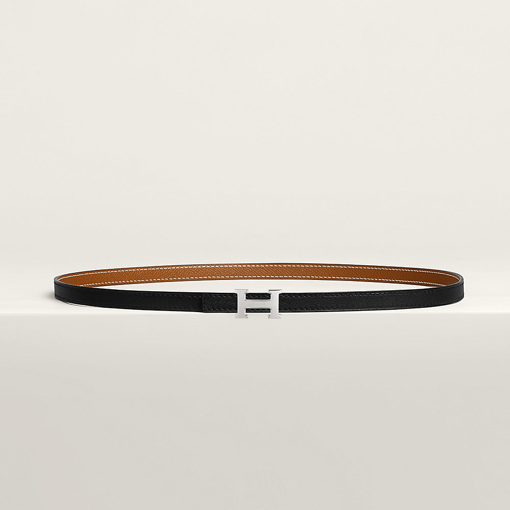 Mini 5382 belt buckle & Reversible leather strap 13 mm | Hermès USA