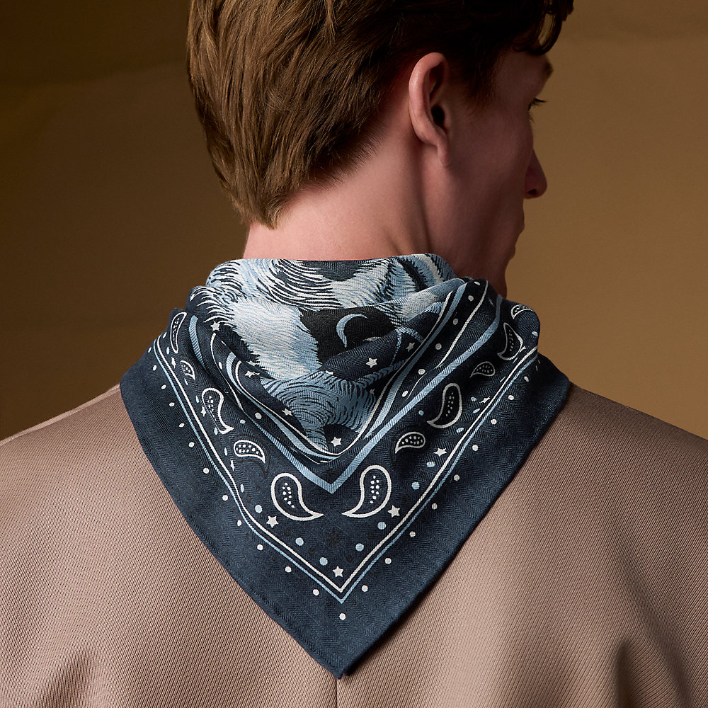 Awooooo! Bandana scarf 65 - Beige | Hermès Canada
