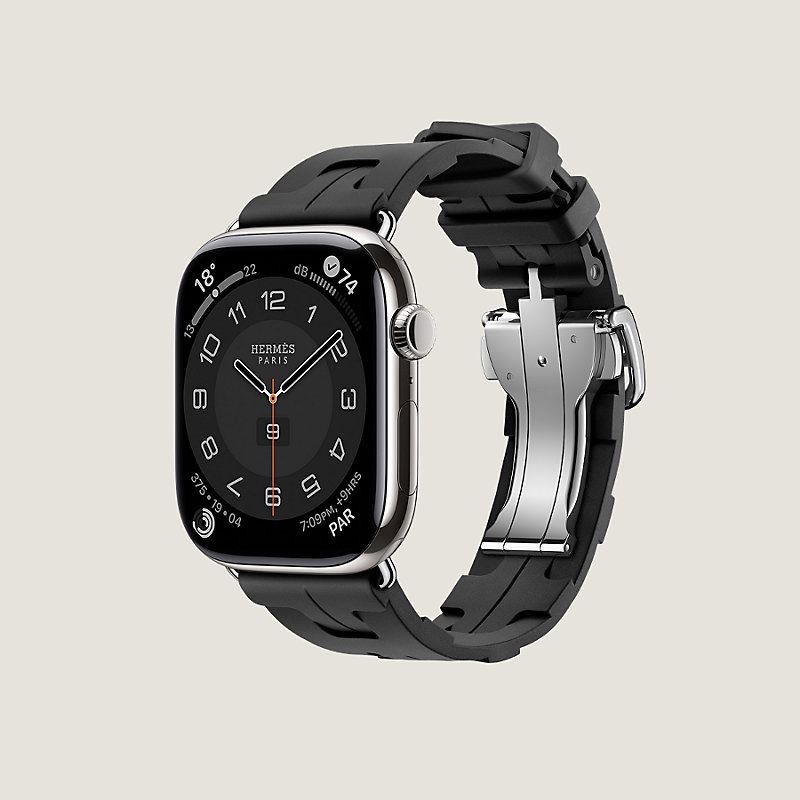 Band Apple Watch Hermès Single Tour 46 mm Deployment Buckle Kilim