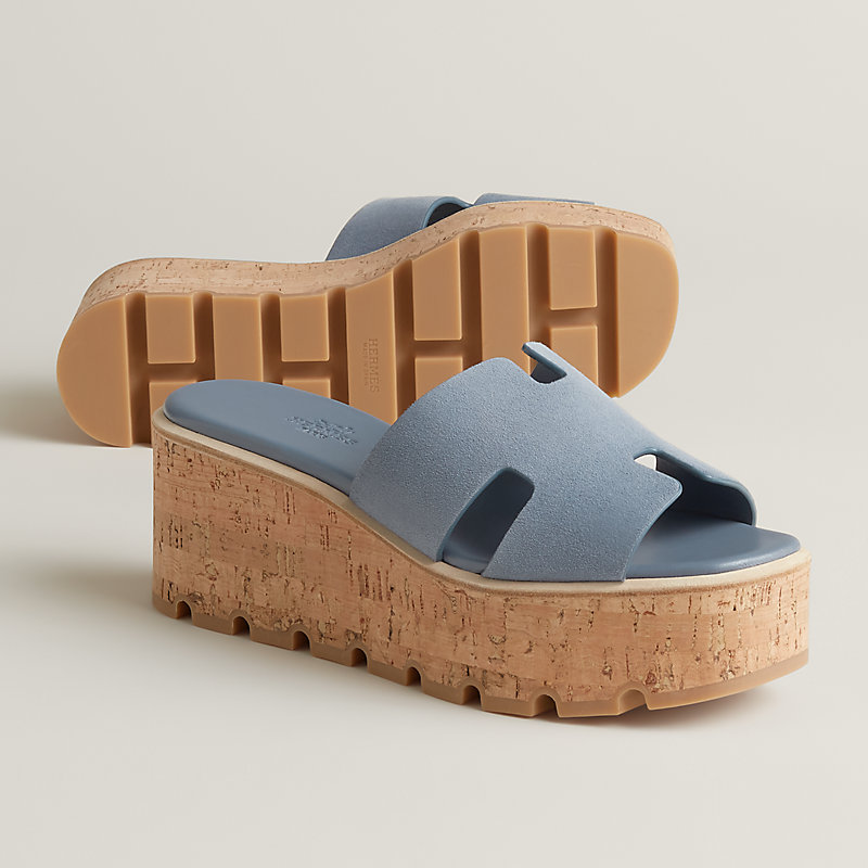 Eze 30 sandal - Blue | Hermès USA
