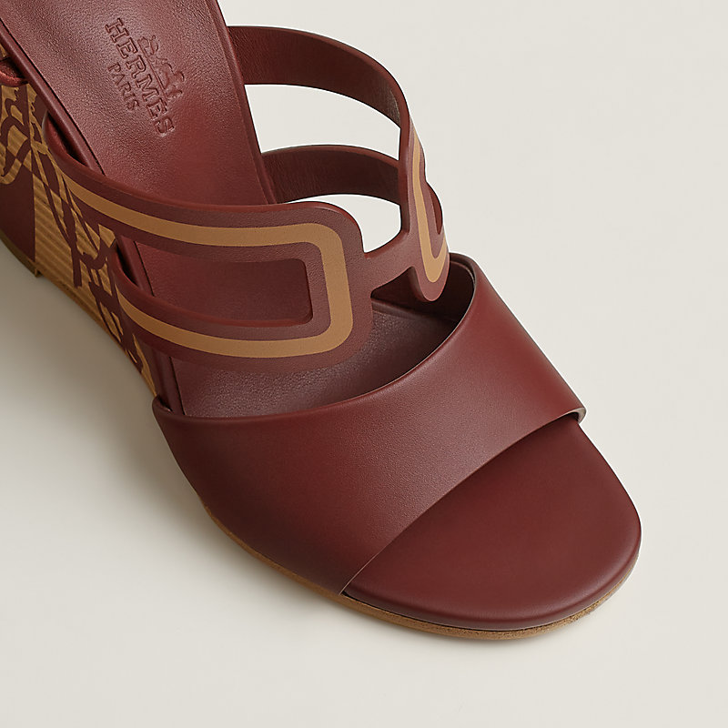 Klara 100 sandal - Red | Hermès USA