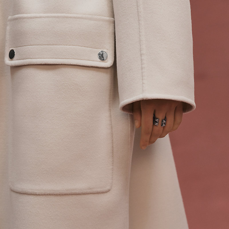 Parka coat - White | Hermès Canada