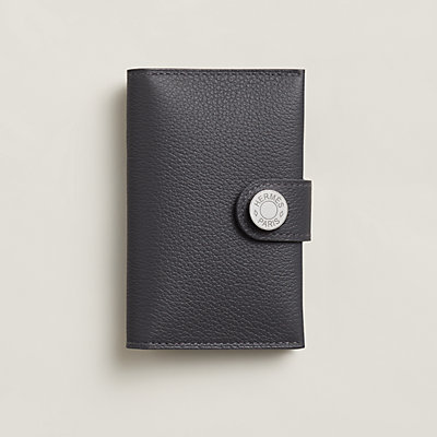 H Sellier colorfil card holder - Grey | Hermès Macau SAR