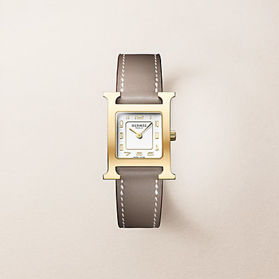 腕時計 《Hウォッチ》 ミニ 21 mm - ブラック | Hermès - エルメス