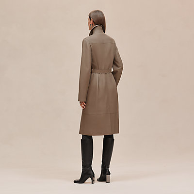 Leather - Trench coats - Hermès Women's Coats and Jackets | Hermès