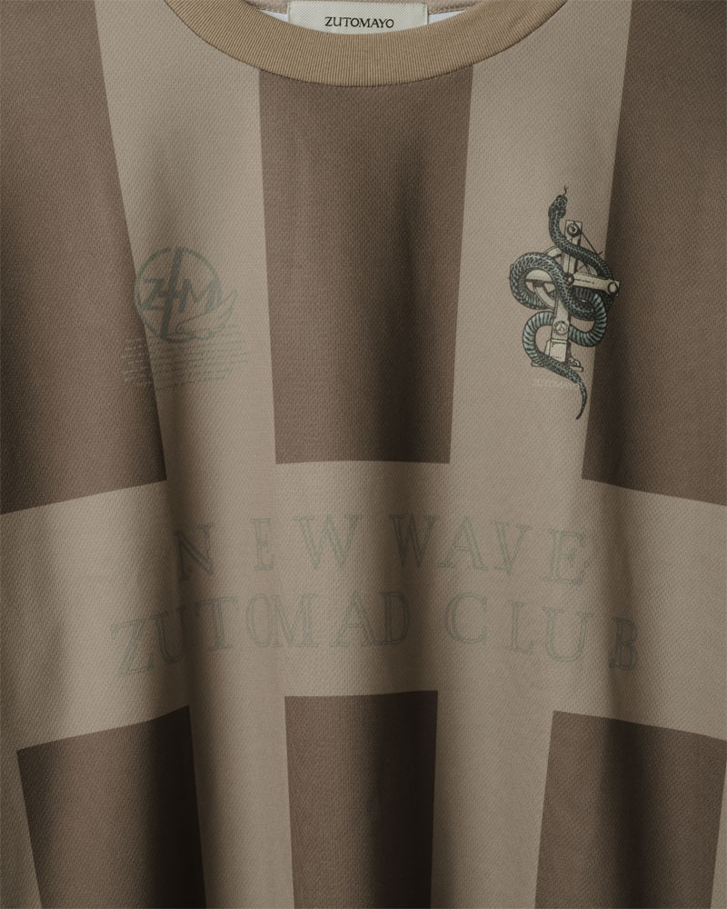 ZUTOMAD CLUB Long Tee (Brown) - ZUTOMAYO MART