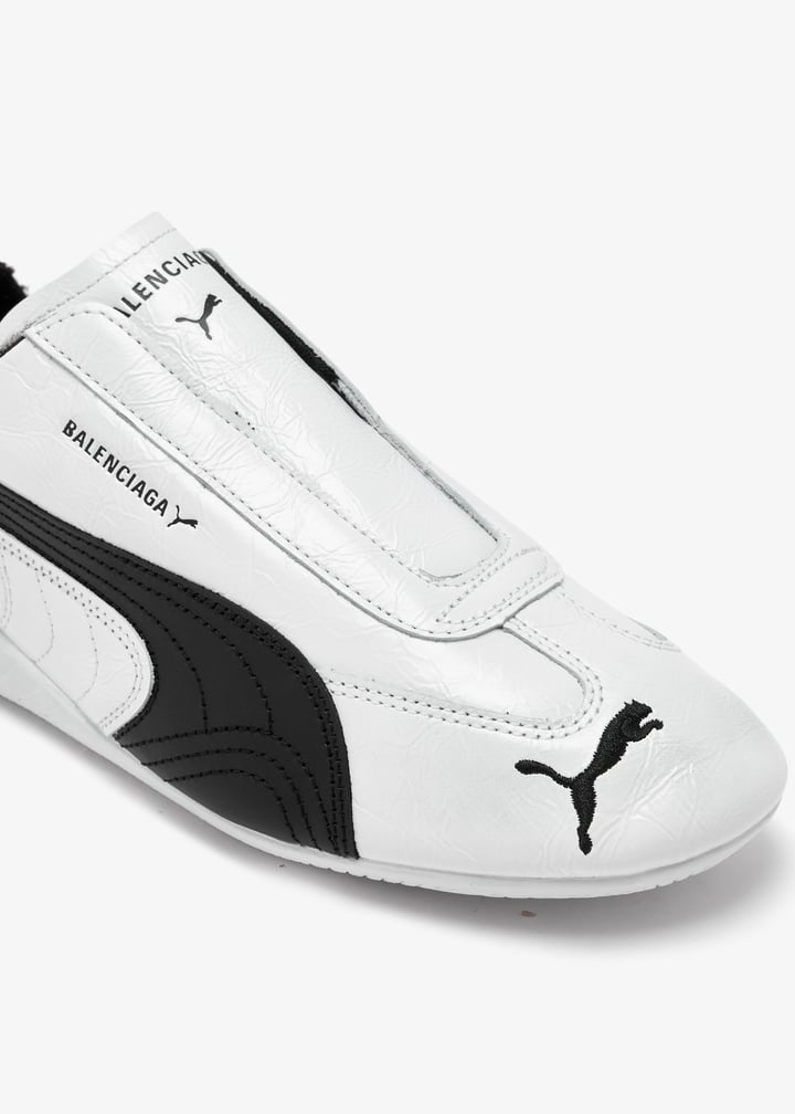 Balenciaga x PUMA Speedcat leather sneakers for Men - White in USA