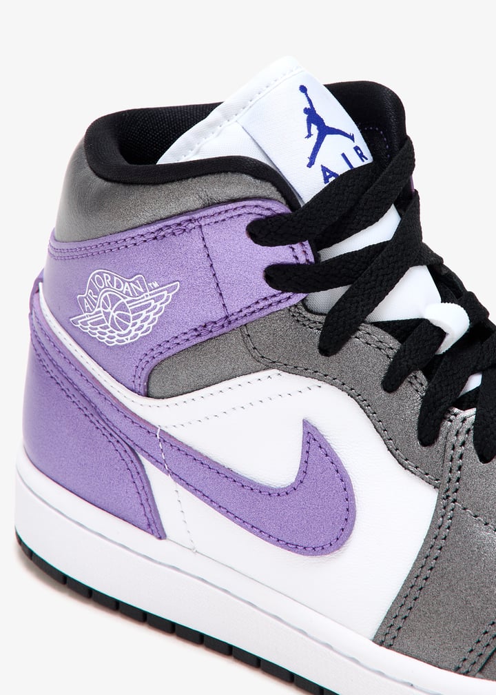 Nike Air Jordan 1 Mid SE 'Metallic Purple' sneakers for Women